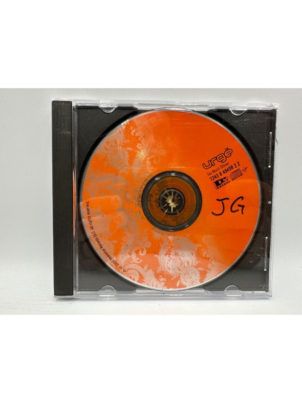 Urge Too Much Stereo CD 2000 Immortal Records Album Rock & Pop Genre Pre-Owned